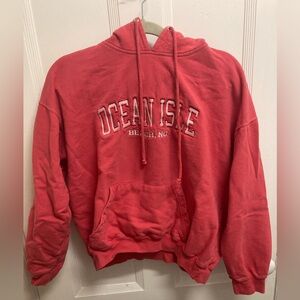 Ocean Isle Red Hoodie